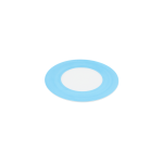Segnaposto Dipinto a Mano light blue