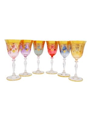 Allegro Green Wine Glass