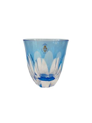 Bicchier in Cristallo Incamiciato Doge Azzurro