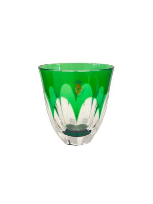 Bicchier in Cristallo Incamiciato Doge Verde
