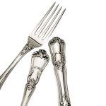 Baroque silver schiavon table spoon