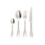 Set Posate 4 Pezzi Acciaio stone washed