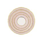Piatto Pane Ornato Bouquet Celeste Pastello