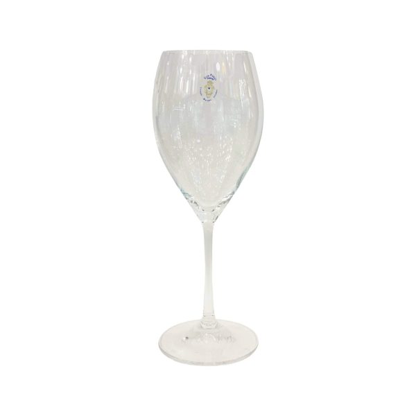 Set of Six Red Wine Crystal Glasses