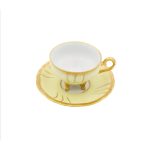 Tazza Caffè  con Piatto Chateaux Giallo