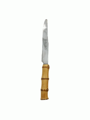Real Bamboo and Steel Table Knife