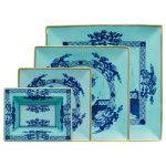 Rectangular trinket tray Iris Oriente Italiano 15x19 cm