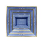 Piatto svuota tasche rettangolare Pervinca Oriente Italiano,15x19 cm