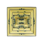 Rectangular trinket tray Citrino Oriente Italiano, 15x19 cm