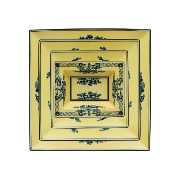 Rectangular trinket tray Citrino Oriente Italiano, 15x19 cm