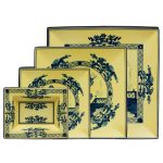Rectangular trinket tray Citrino Oriente Italiano, 15x19 cm