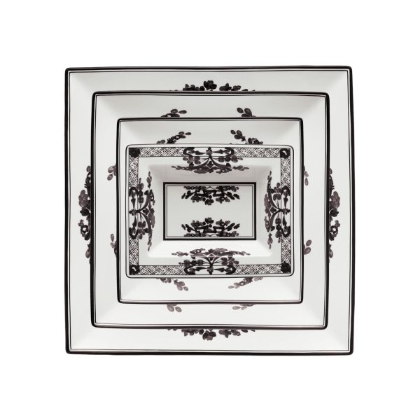 Rectangular valet tray Albus Oriente Italiano, 15x19 cm