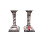 Pair of Sheffield Candlesticks 1899