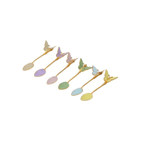 Set 6 cucchiaini Farfalle