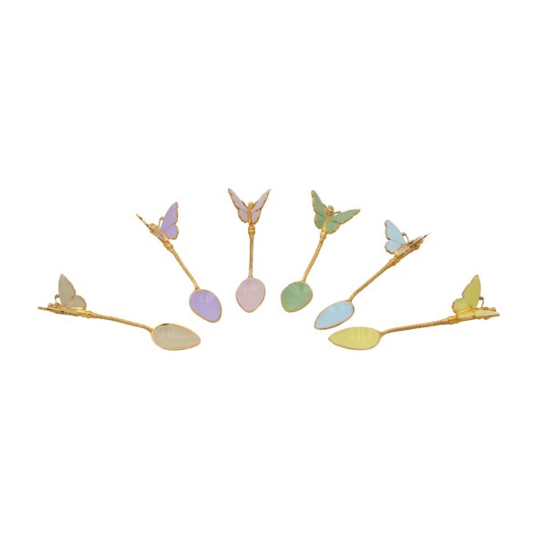 Set 6 cucchiaini Farfalle