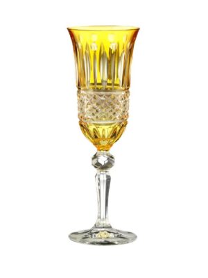 Flute Glass Paris Amber