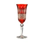 Flute Glass Parigi Red