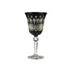 Paris Black Wine Glass