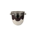 Secchio Champagne Lega d' Argento Martellato