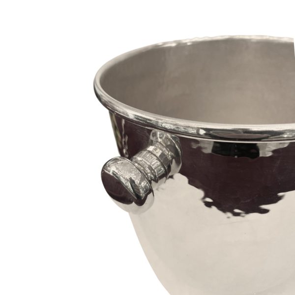 Secchio Champagne Lega d' Argento Martellato