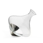 Decanter Trottola Cristallo e Lega d' Argento