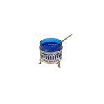 Antique Round Silver Salt Cellar