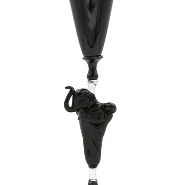 Murano Elephant Flute Glass