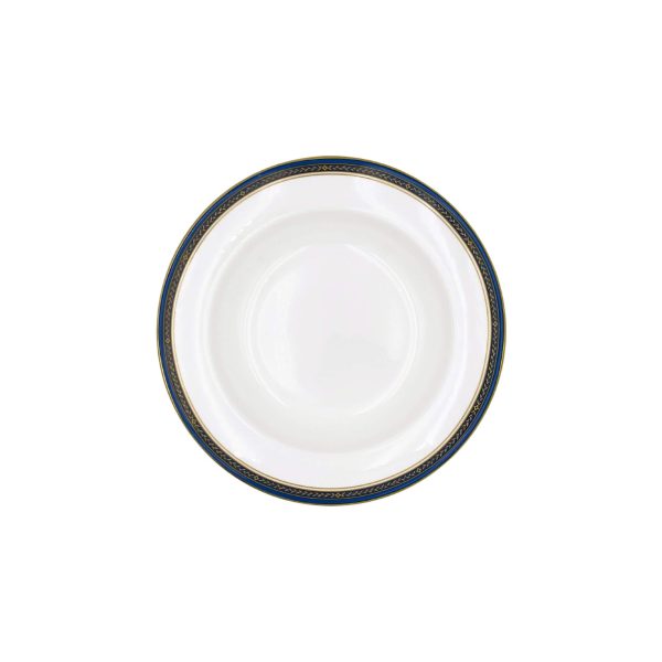 Aynsley 1775 Blue Garland Bone China deep plate