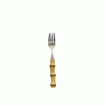 Fruit Fork in real Bamboo and Steel