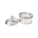 Silver Alloy Cheese Bowl
