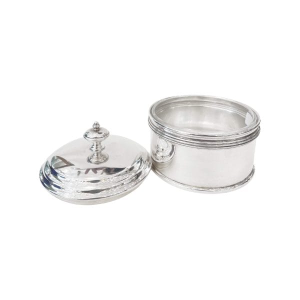 Silver Alloy Cheese Bowl