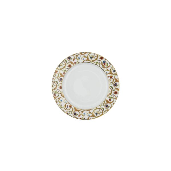 Smooth Fruit Plate with Girali Band Decoration