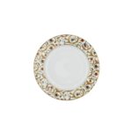 Smooth Flat Plate with Girali Band Decoration