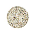 Smooth Fruit Plate with Full Girali Decoration