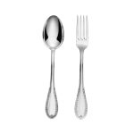 Impero Schiavon Serving Pair Silver Alloy