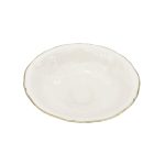 Ornate Salad Bowl with Double Gold Thread