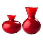 Idria Opalino Red Venini Tall