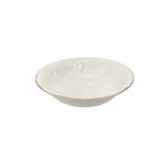 Ornate Salad Bowl with Double Gold Thread