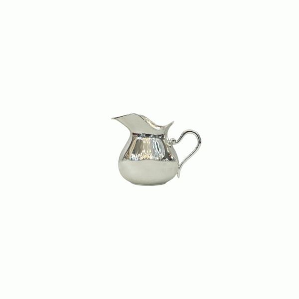 Smooth Silver Alloy Milk Jug