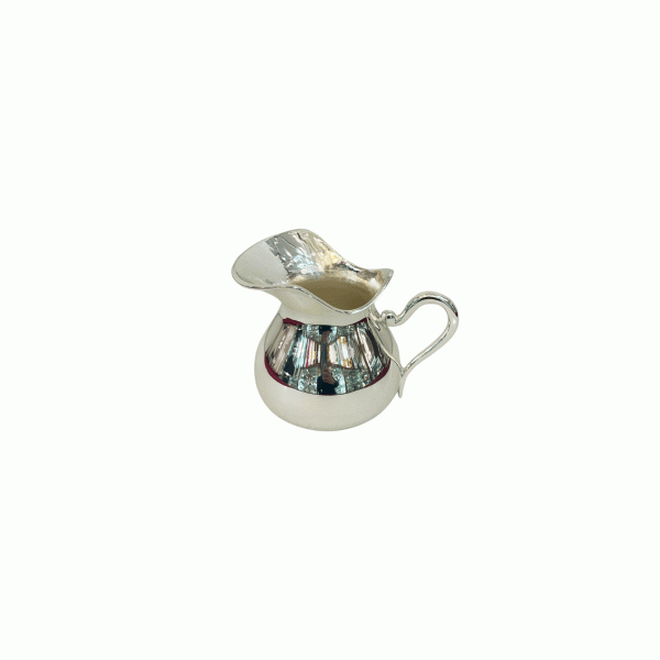 Smooth Silver Alloy Milk Jug