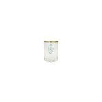 Cylindrical Liquor Glass Rigadin Gold Trim
