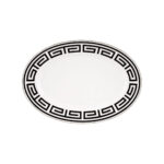 Large Oval Tray Labirinto Ginori1735 Black