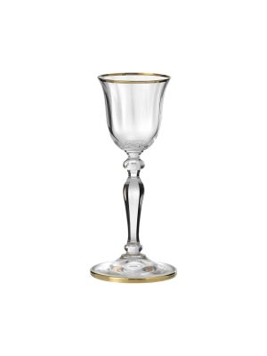 Christine Crystal Gold Liquor Glass