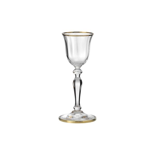 Calice Liquore Christine Cristallo Oro