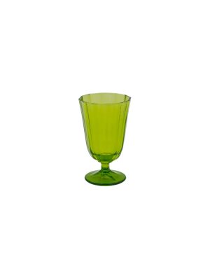 Mezzo Calice Acqua in Cristallo Verde