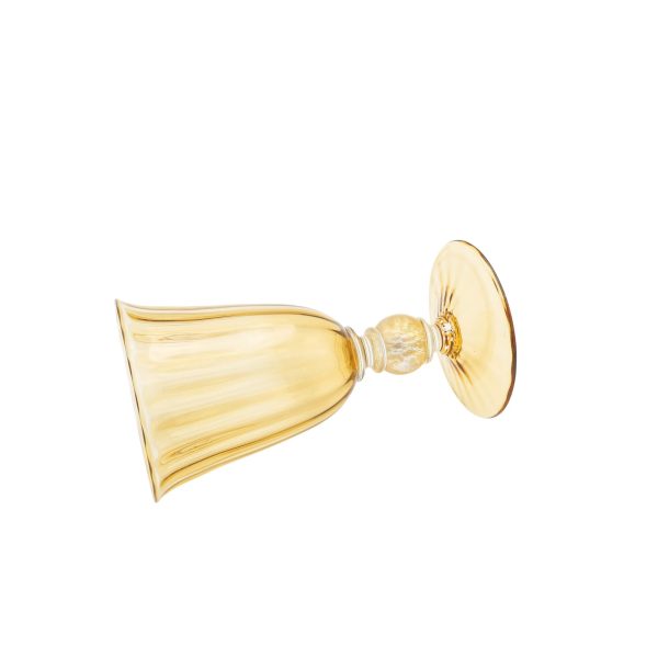 Piccolo Vaso In Vetro Di Murano e Oro 24K