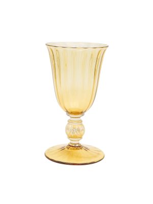Piccolo Vaso In Vetro Di Murano e Oro 24K