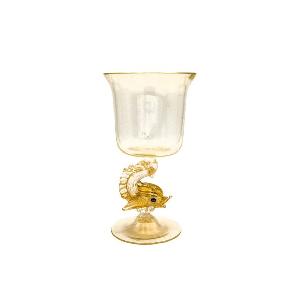 Murano Glass and 24K Gold Vase