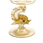 Murano Glass and 24K Gold Vase