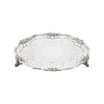 Silver tray Charles Raily  George Storer